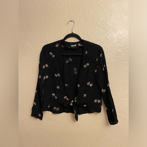 Reformation  Tie-Front Blouse - Picture 2 of 9